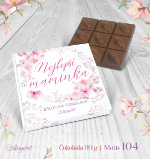 Belgická čokoláda 90 g  |  Motiv 104